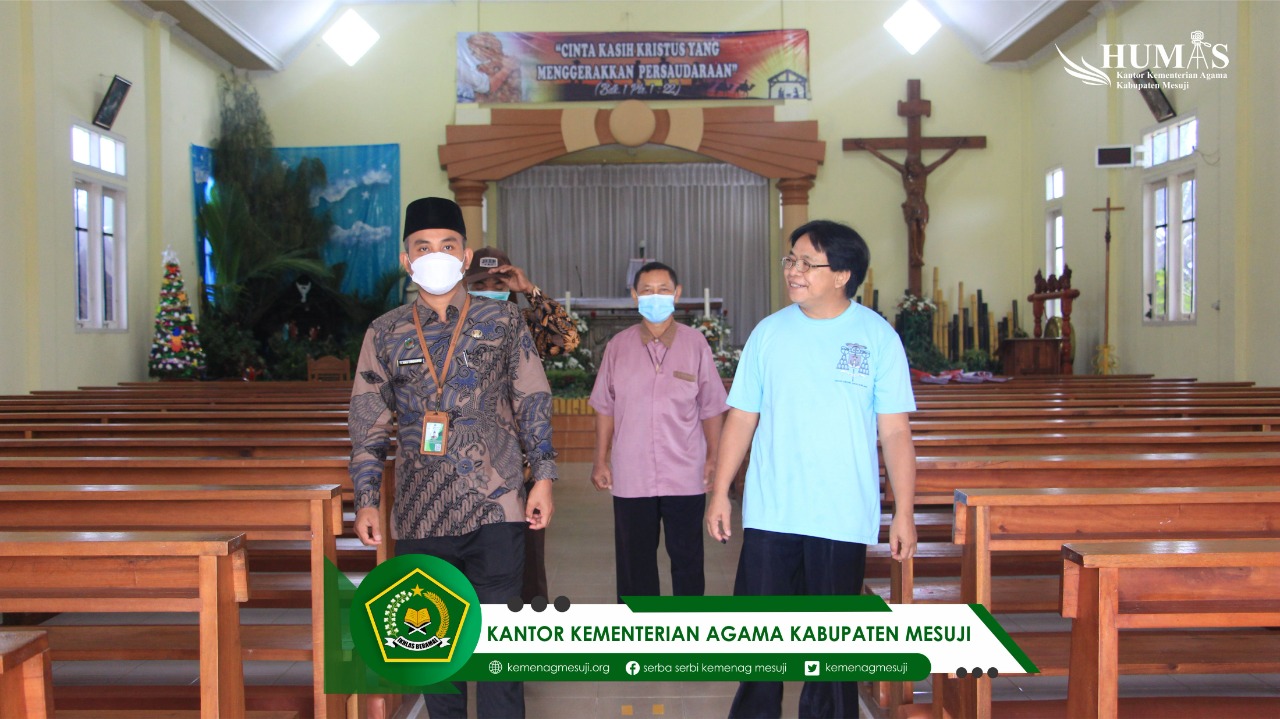 Jelang Natal, Kemenag Mesuji dan FKUB Mesuji Tinjau Kesiapan