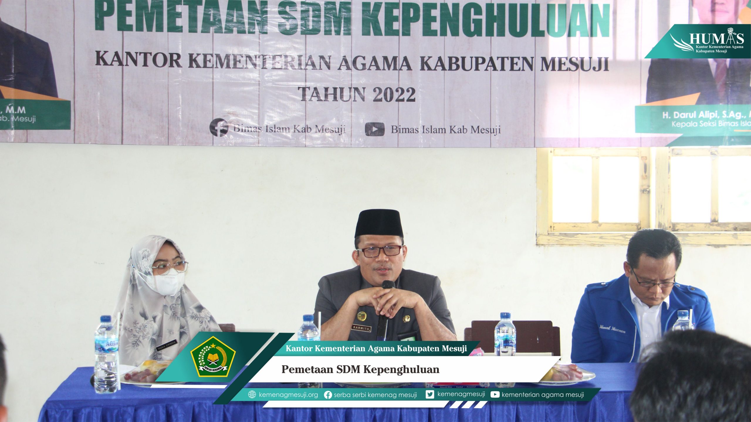 Melalui Kasi Bimas Islam Kementerian Agama kab. Mesuji melaksanakan kegiatan Pemetaan SDM Kepenghuluan