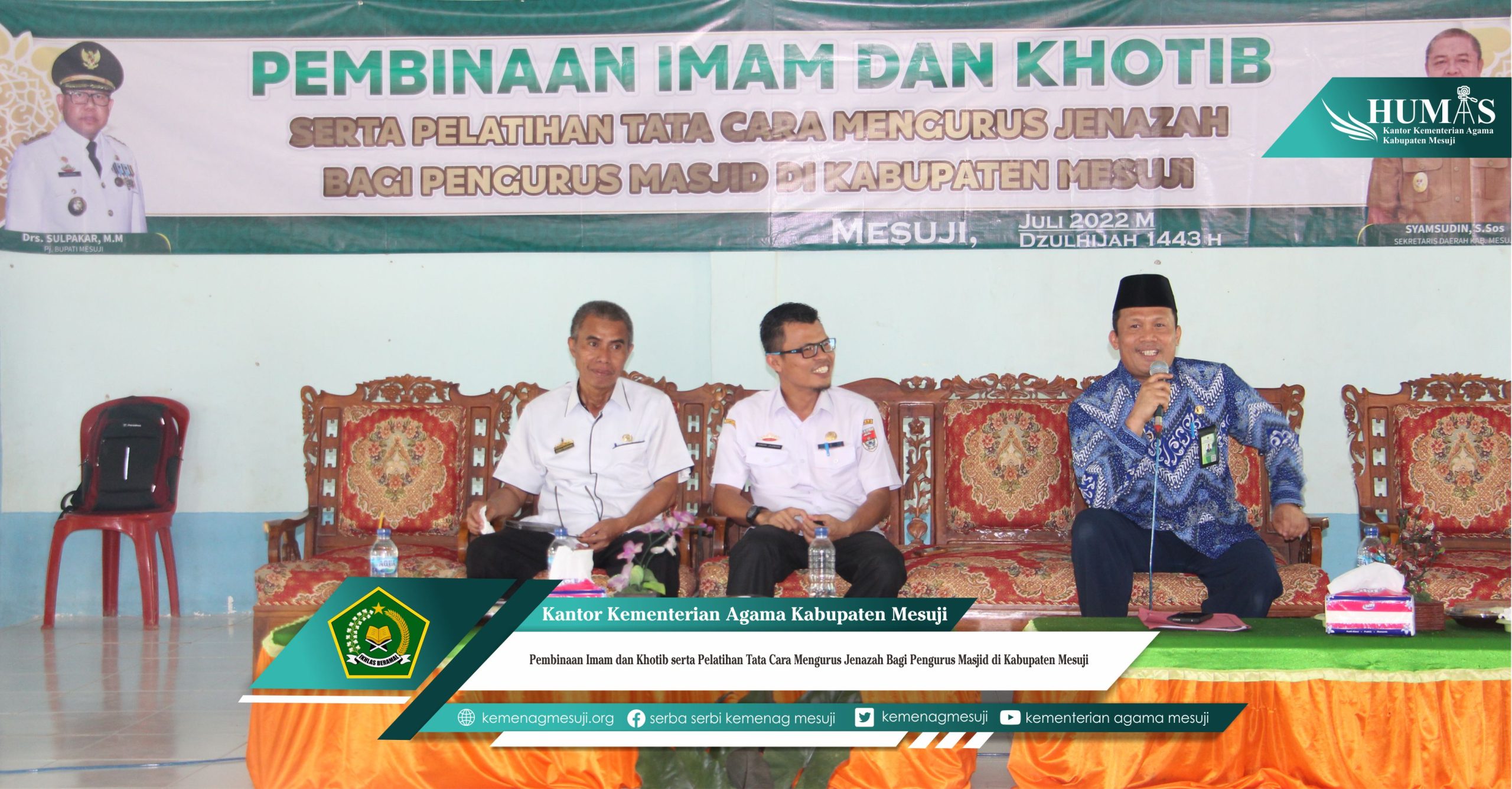 Peran Khotib dan Imam dalam Program Moderasi oleh Kakankemenag Mesuji