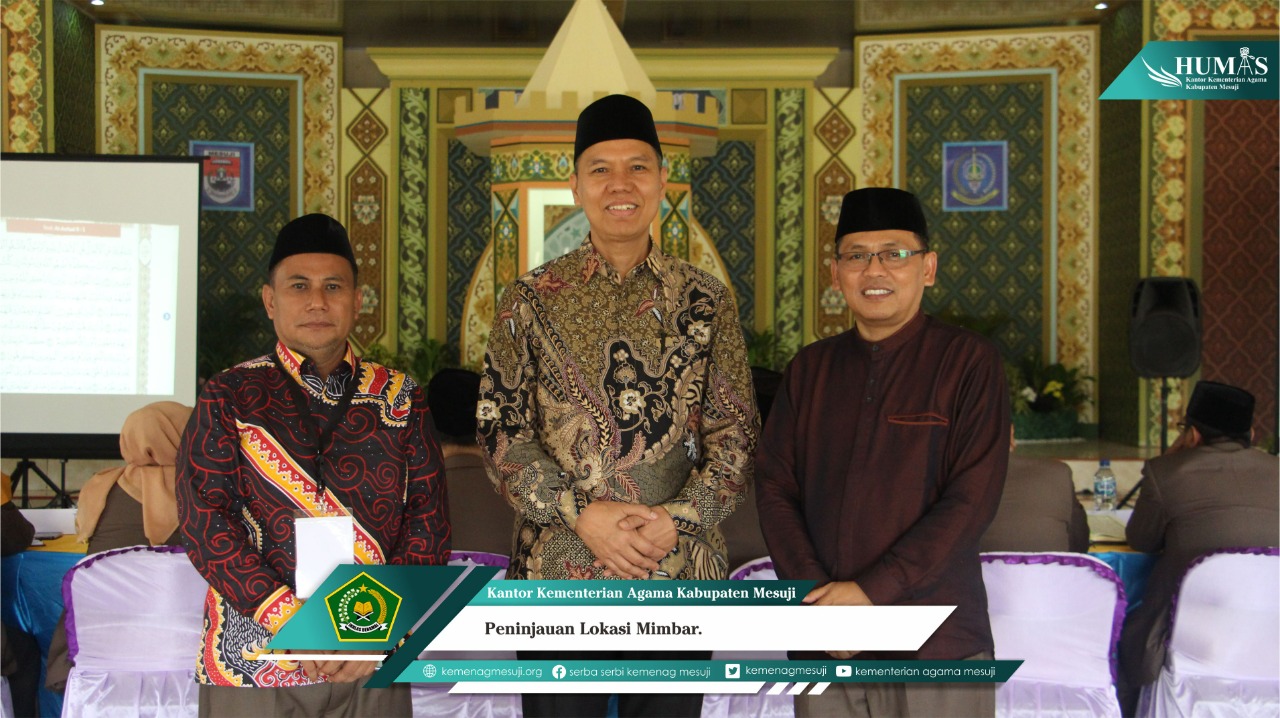 Pastikan Musabaqoh Berjalan Lancar, Kepala Kantor Kemenag Mesuji Kunjungi Mimbar