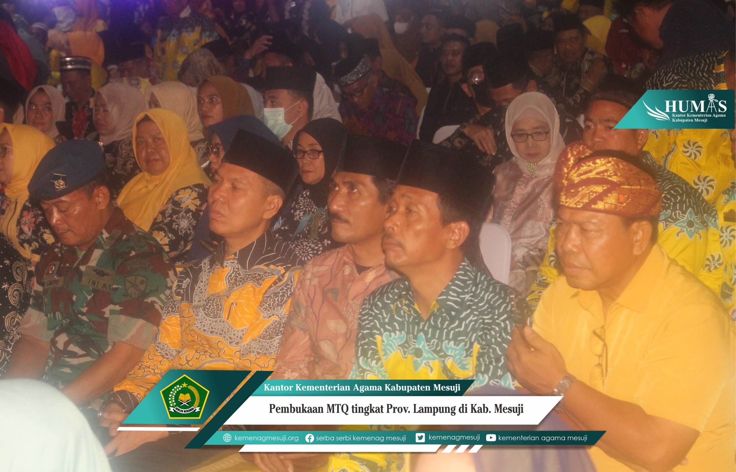 Pembukaan MTQ Tingkat Provinsi Lampung Tahun 2022 di Kabupaten Mesuji
