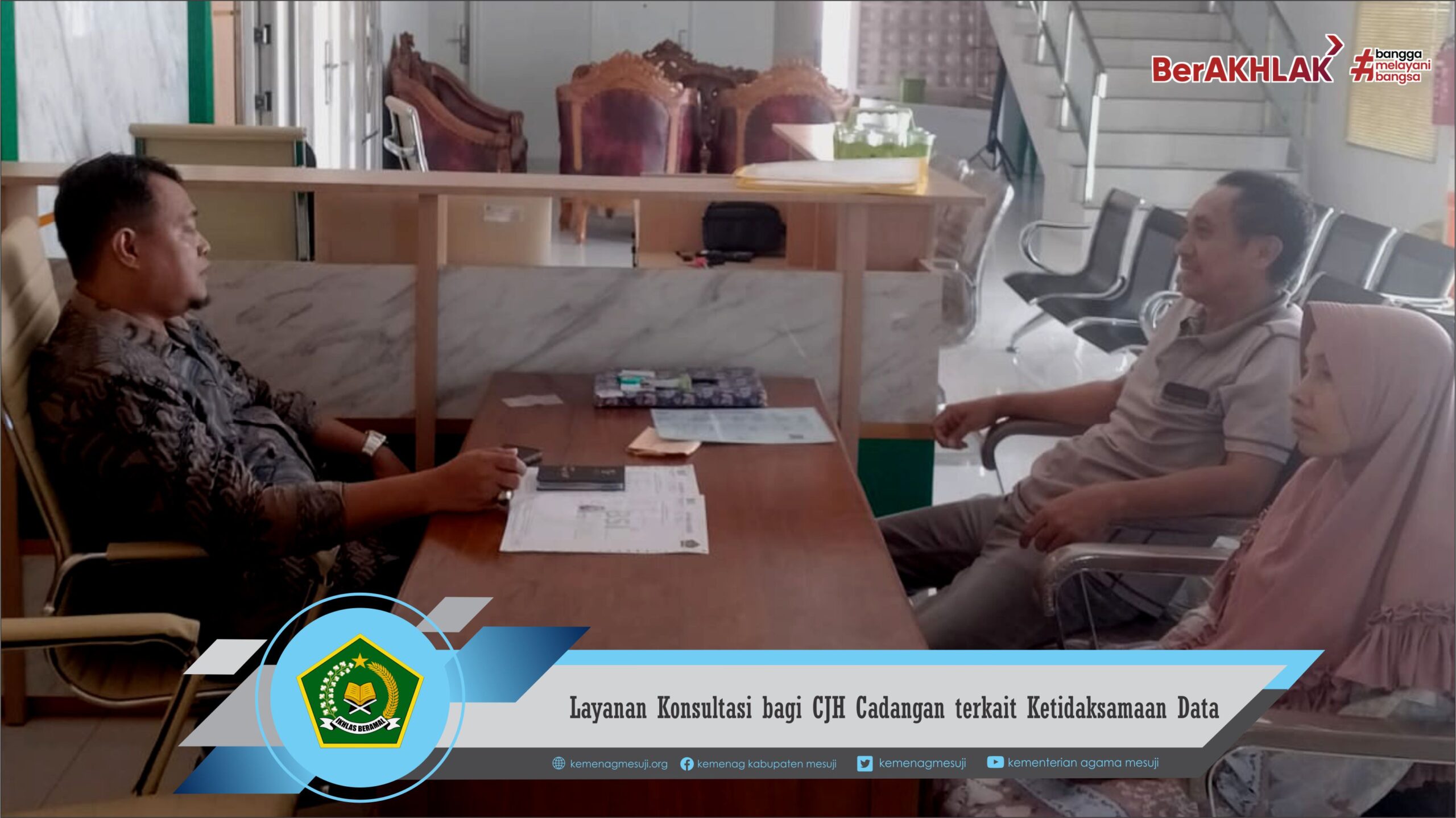 Kasi PHU berikan Layanan Konsultasi Bagi Calon Jamaah Haji Cadangan  terkait Ketidaksamaan Data Nama di Paspor Dan BPIH