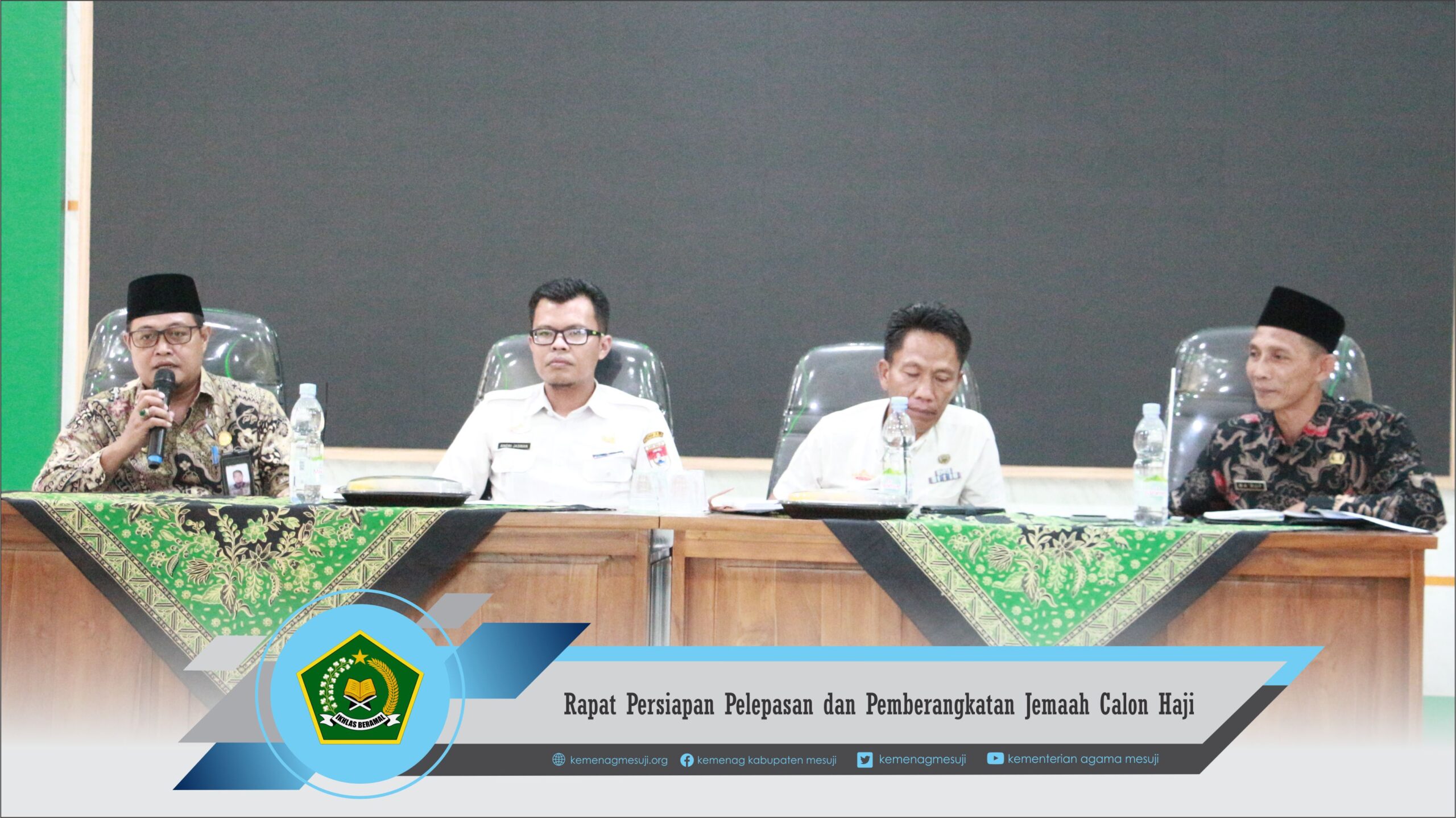 Rapat Persiapan Pelepasan dan Pemberangkatan Jemaah Calon Haji