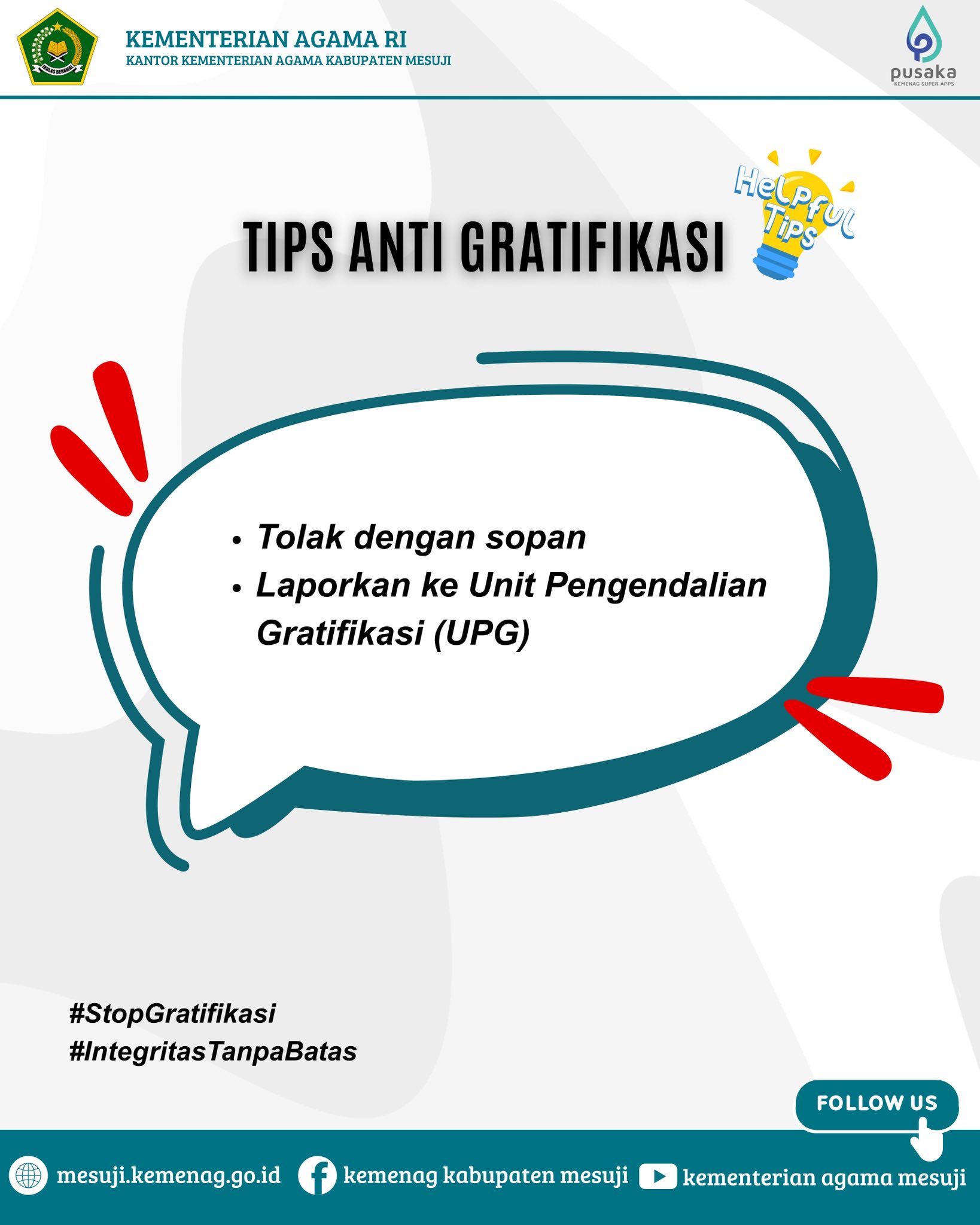 TIPS ANTI GRATIFIKASI